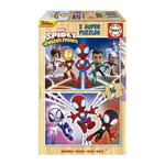EDUCA SPIDEY & HIS AMAZING FRIENDS - 2 puzzles en bois