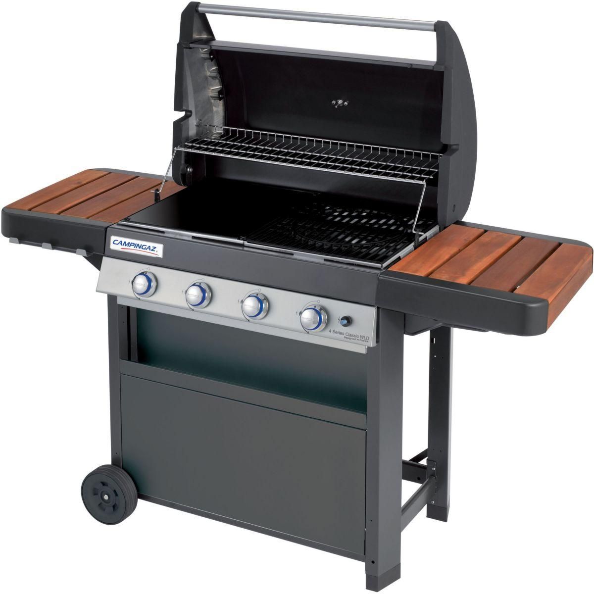 CAMPINGAZ Barbecue gaz 4 SERIES WLD IT noir 4 brûleurs sur chariot, 78x45 cm