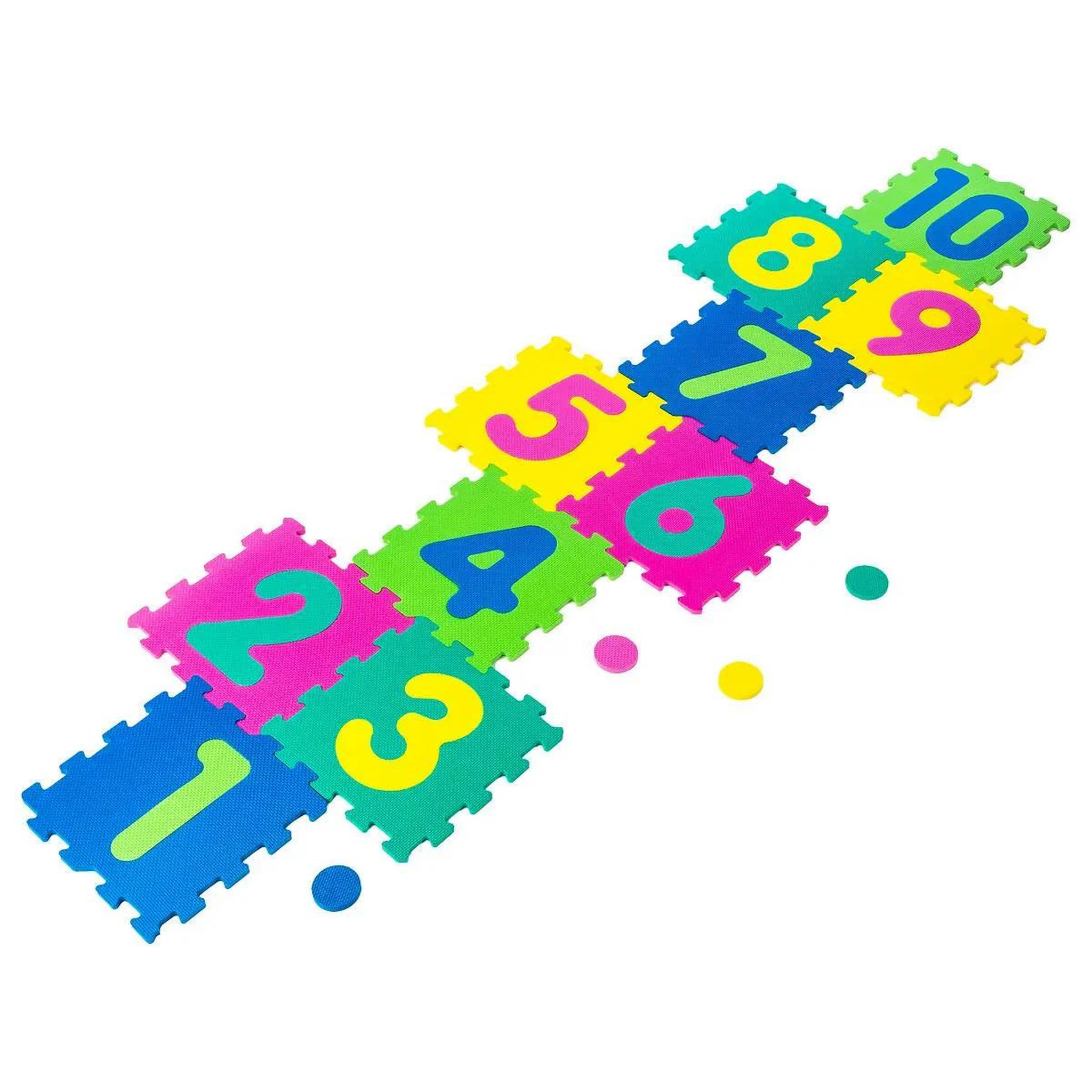 Be Toys Tapis d'Activités 3 en 1  Marelle  30cm Multicolore