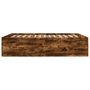 Voir la diapositive 5 : VIDAXL Cadre de lit sans matelas chene fume 150x200 cm