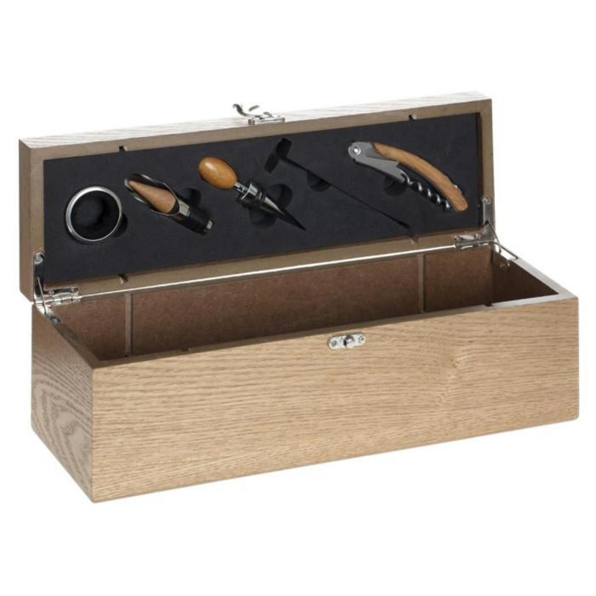 SECRET DE GOURMET Coffret 5 Pièces Sommelier  Marc  35cm Naturel