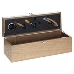 SECRET DE GOURMET Coffret 5 Pièces Sommelier  Marc  35cm Naturel