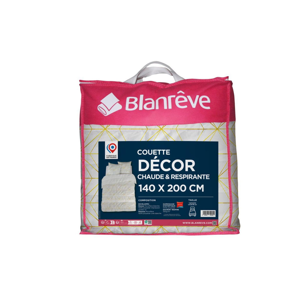 BLANREVE Couette chaude imprimée élégante 