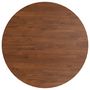 Voir la diapositive 2 : VIDAXL Dessus de table rond Marron fonce Ø50x1,5cm Chene massif traite