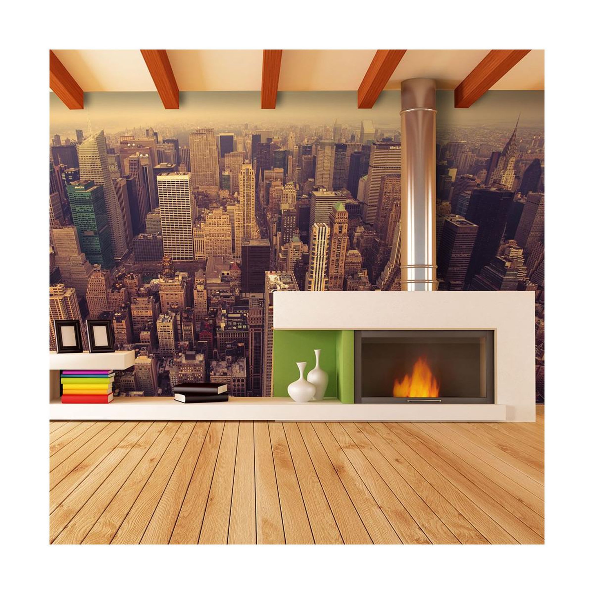 Paris Prix Papier peint  manhattan vu du ciel, new york  270x450cm