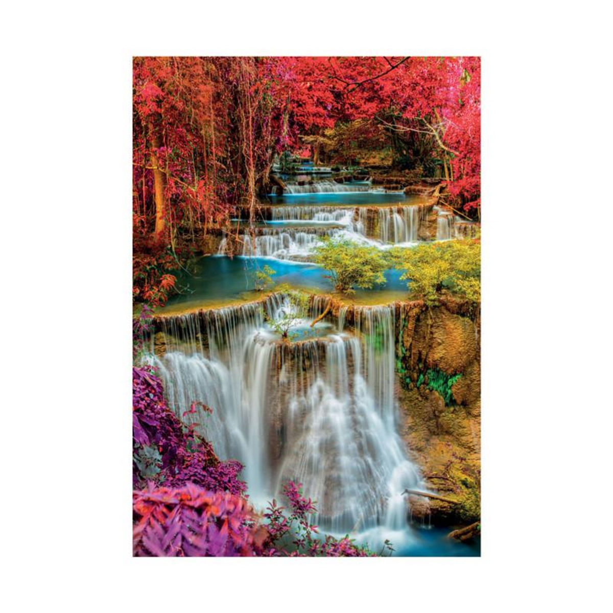 CLEMENTONI Clementoni Jigsaw Puzzle Colorful Thai Falls, 1000pcs. 39821