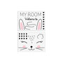 Voir la diapositive 1 : Stick'n Look Lot de 2 Stickers Kids  Lapin  50x70cm Noir