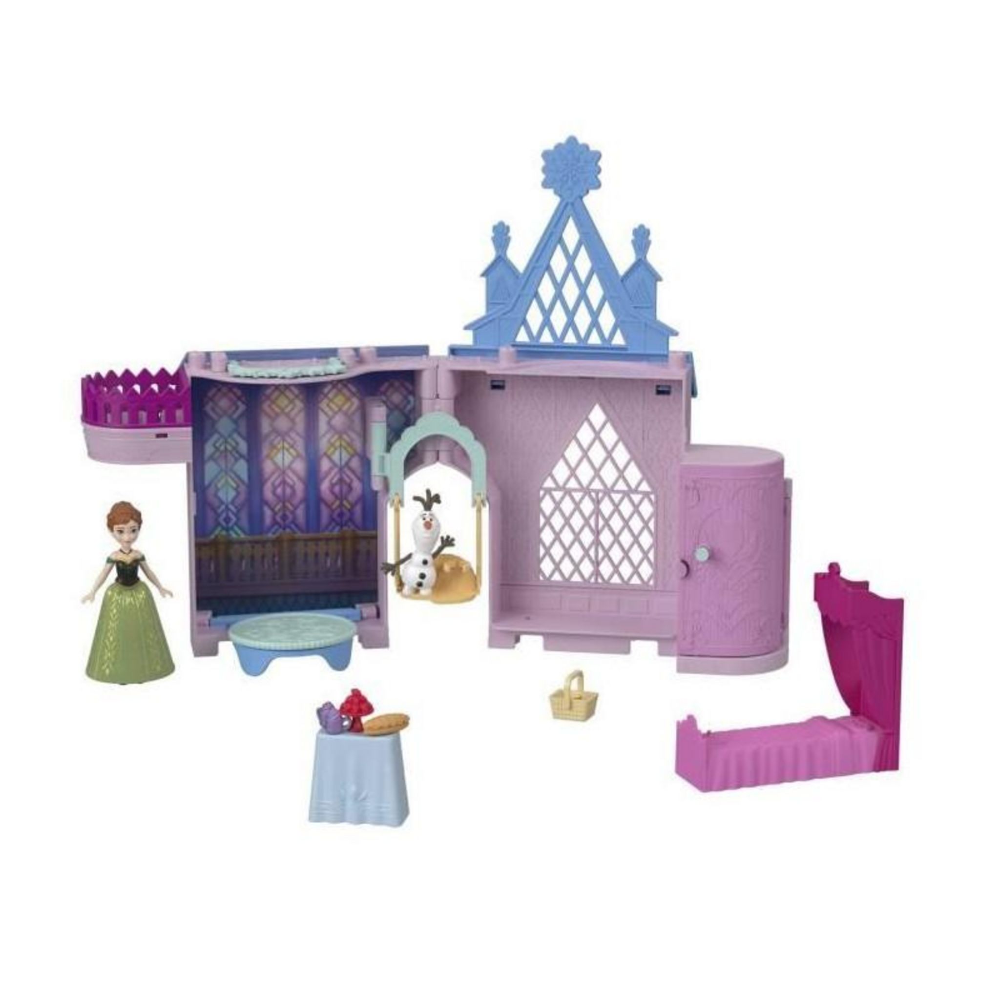 MATTEL Château d'Anna - Mattel - HLX02 - Jouet pour enfant - La Reine des Neiges