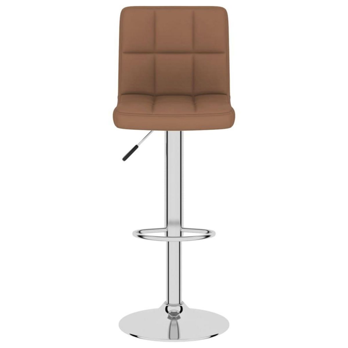 VIDAXL Tabouret de bar Marron Tissu