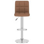 Voir la diapositive 3 : VIDAXL Tabouret de bar Marron Tissu