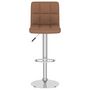 Voir la diapositive 3 : VIDAXL Tabouret de bar Marron Tissu