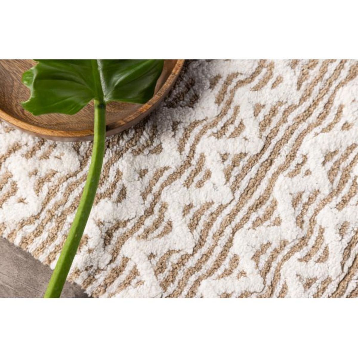 Paris Prix Tapis de Salle de Bain  Philippa  60x90cm Sable