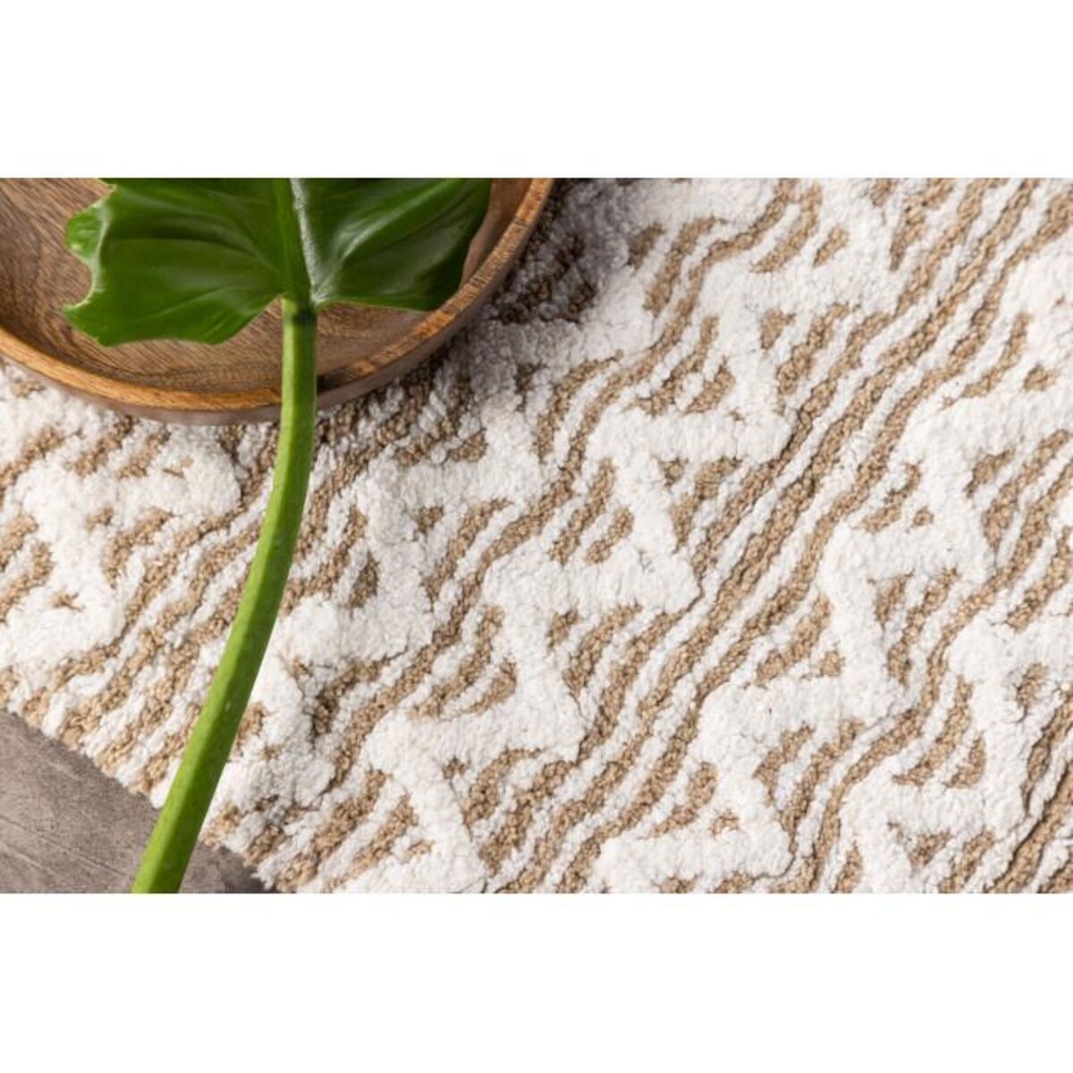 Paris Prix Tapis de Salle de Bain  Philippa  60x90cm Sable