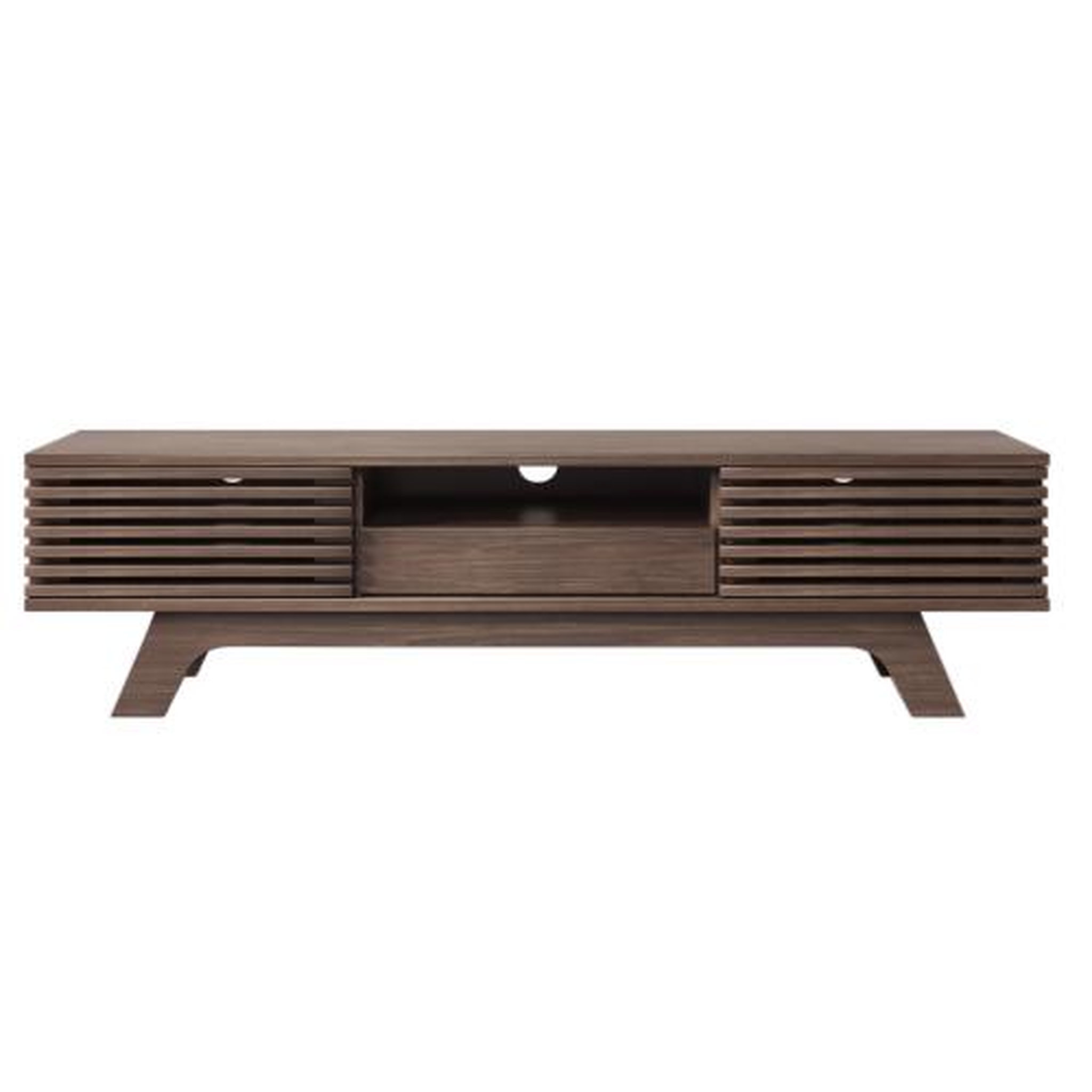 MERAX Meuble tv naturel 150 cm panneau de particules