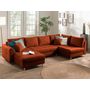 Voir la diapositive 1 : LISA DESIGN Rune - canapé panoramique - 7 places - style scandinave - droit