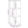 Voir la diapositive 6 : VIDAXL Armoire d'angle Gris beton 33x33x100 cm Bois d'ingenierie