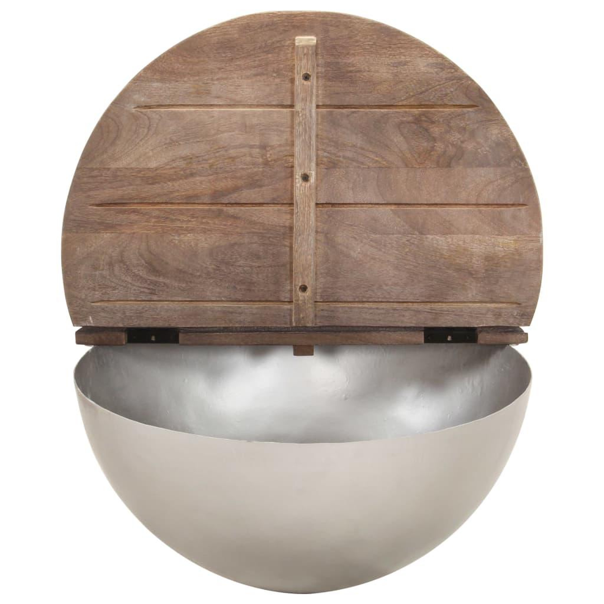 Voir la diapositive 5 : VIDAXL Ensemble de 2 tables basses Forme de bol Bois manguier massif