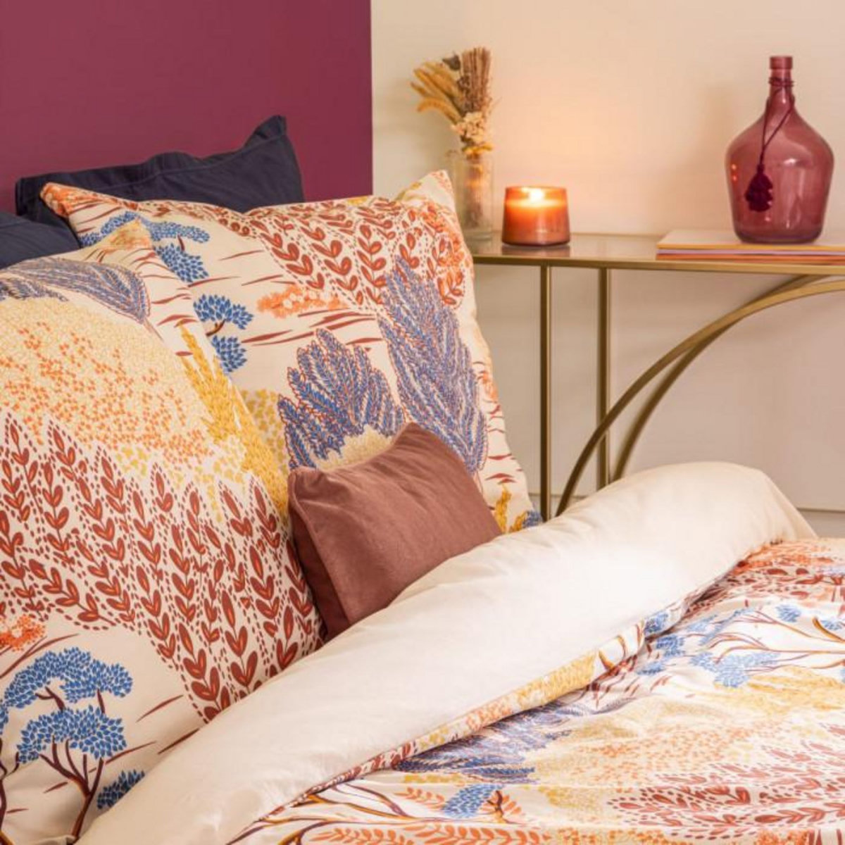 ATMOSPHERA Parure de Lit 3 Pièces  Walaa  240x220cm Multicolore