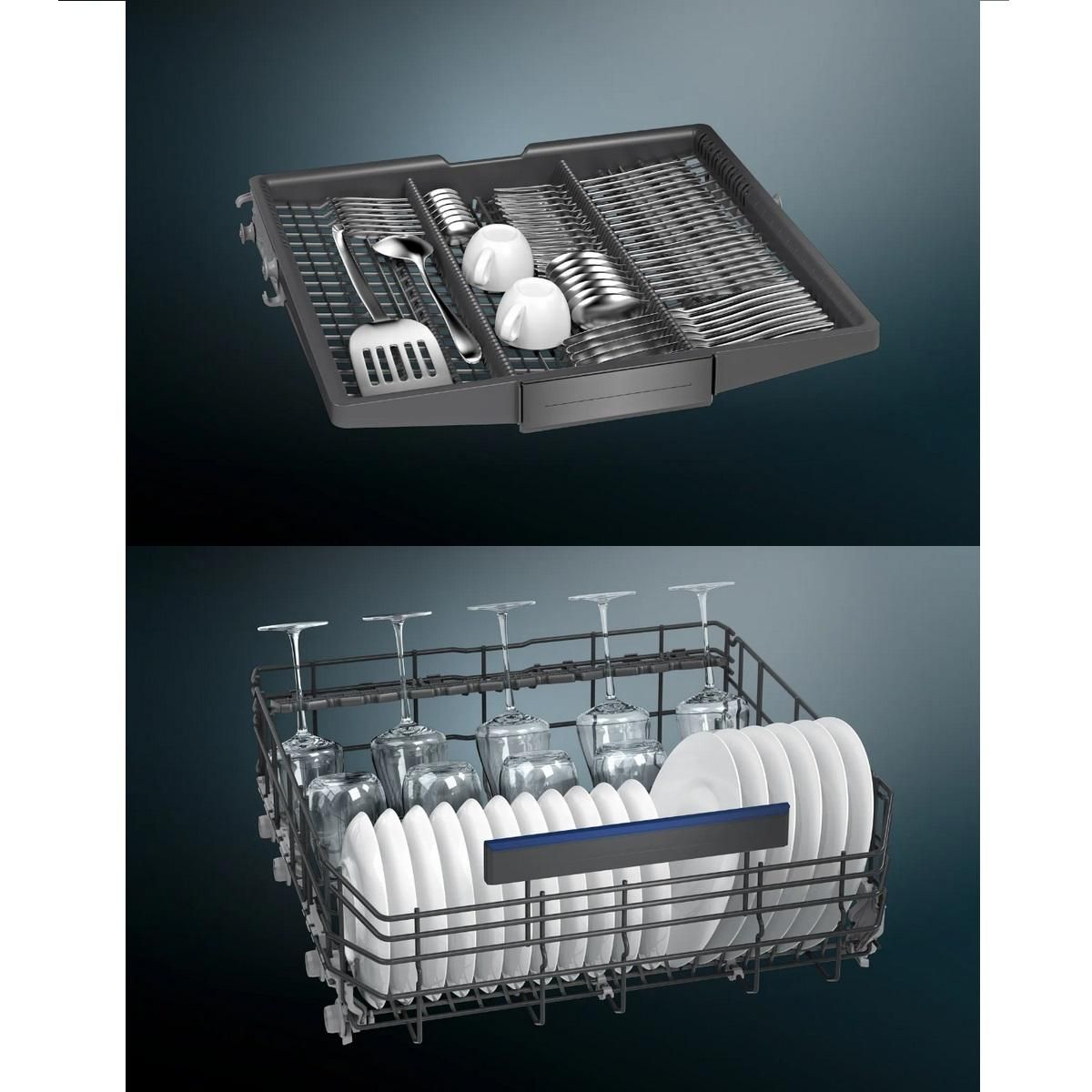 Siemens Lave-vaisselle 60cm 14 couverts 42db intégrable avec bandeau inox - SN55ES11CE