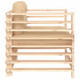 Voir la diapositive 5 : VIDAXL Chaises de jardin avec coussins lot de 2 bois de pin massif