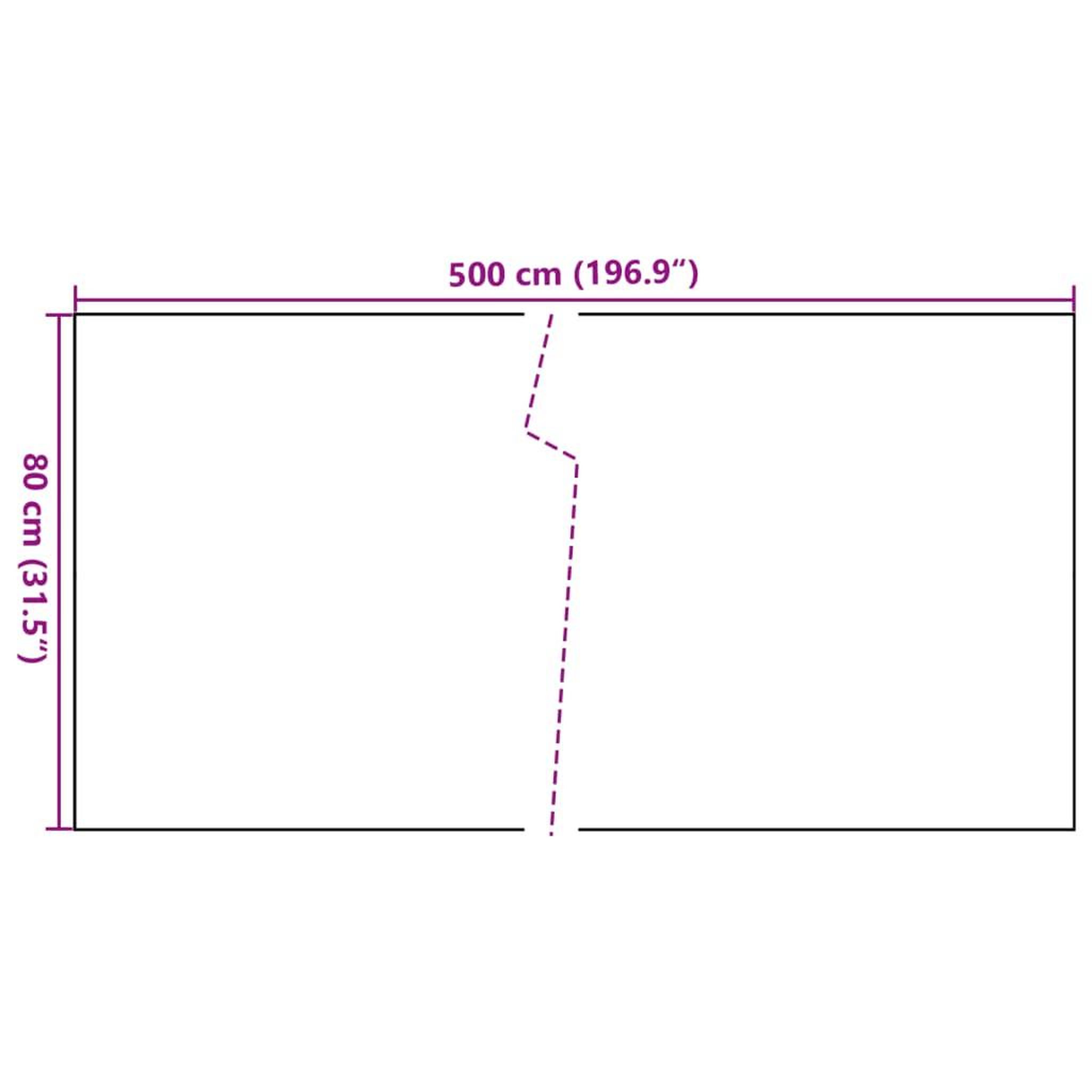 Voir la diapositive 6 : VIDAXL Paravent de balcon marron clair 500x80 cm resine tressee