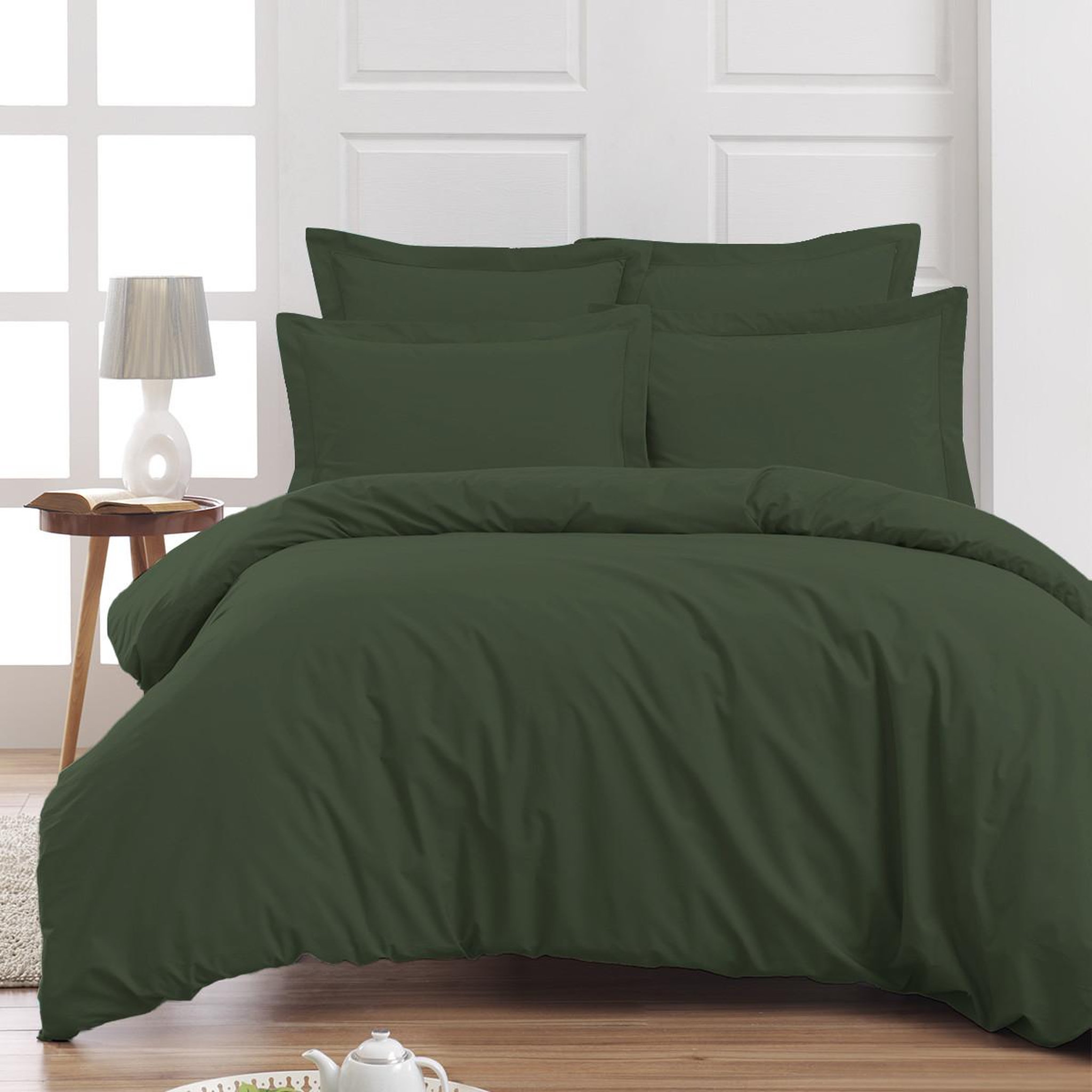 Voir la diapositive 2 : Sensei Maison Taie de traversin en percale de coton SOFT PERCALE - 45x185 cm