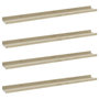 Voir la diapositive 2 : VIDAXL Etageres murales 4 pcs blanc et chene sonoma 80x9x3 cm