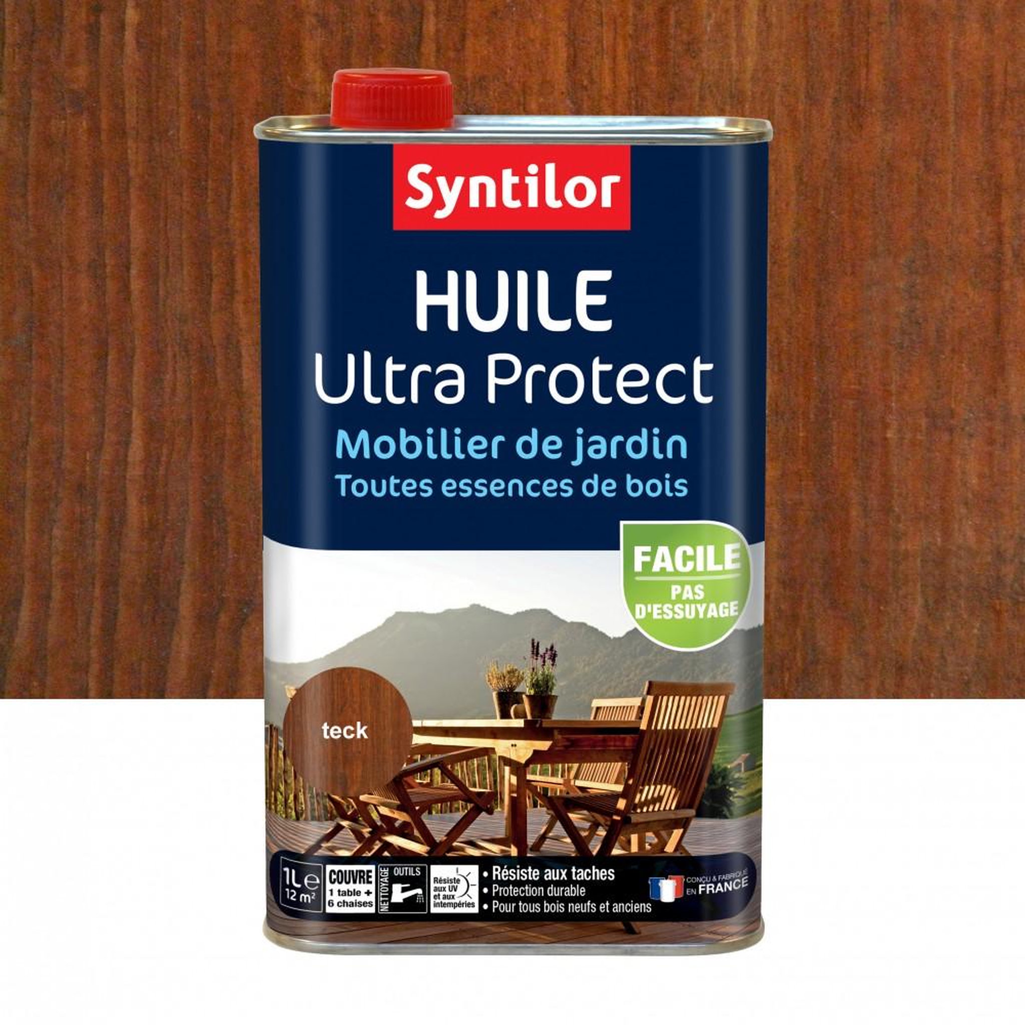 CENTRALE BRICO Huile SYNTILOR Ultra protec 1 l, teck