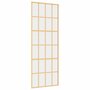 Voir la diapositive 2 : VIDAXL Porte coulissante dore 76x205 cm verre ESG clair et aluminium