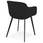 Voir la diapositive 4 : Paris Prix Fauteuil Design  Sead  80cm Noir