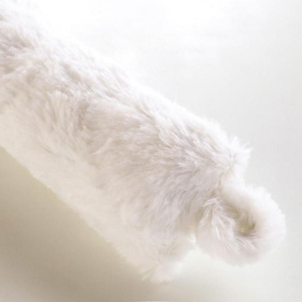 Paris Prix Boudin Bas de Porte Imitation Fourrure  Foxy  80cm Naturel