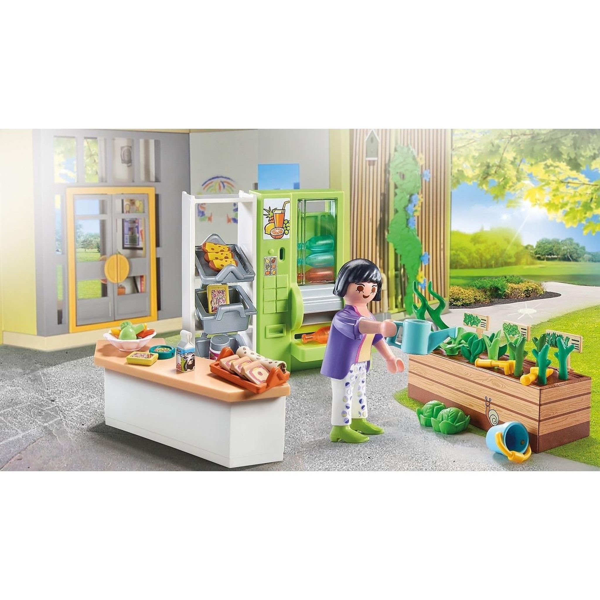 Voir la diapositive 2 : PLAYMOBIL City Life - Boutique de l'école