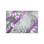 Voir la diapositive 2 : Paris Prix Papier Peint  Purple Orchids Variation
