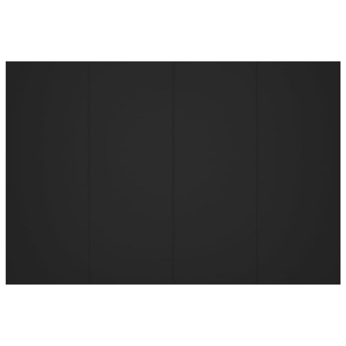 VIDAXL Tete de lit Noir 120x1,5x80 cm Bois d'ingenierie