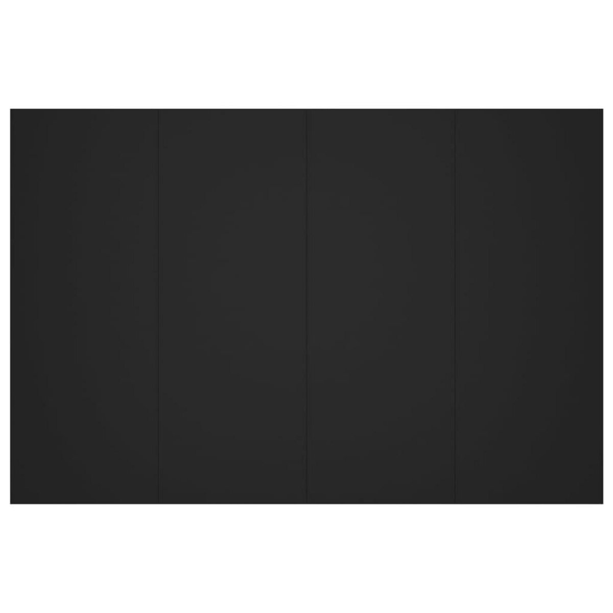 VIDAXL Tete de lit Noir 120x1,5x80 cm Bois d'ingenierie