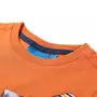 VIDAXL T-shirt enfants manches longues orange fonce 116