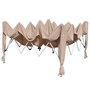 Voir la diapositive 3 : HI HI Tente de reception pliable 3 x 3 m beige