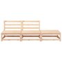 Voir la diapositive 4 : VIDAXL Canape de jardin sans accoudoirs repose-pieds bois pin massif