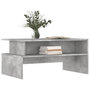 Voir la diapositive 3 : VIDAXL Table basse gris béton 90x55x42,5 cm bois d ingénierie
