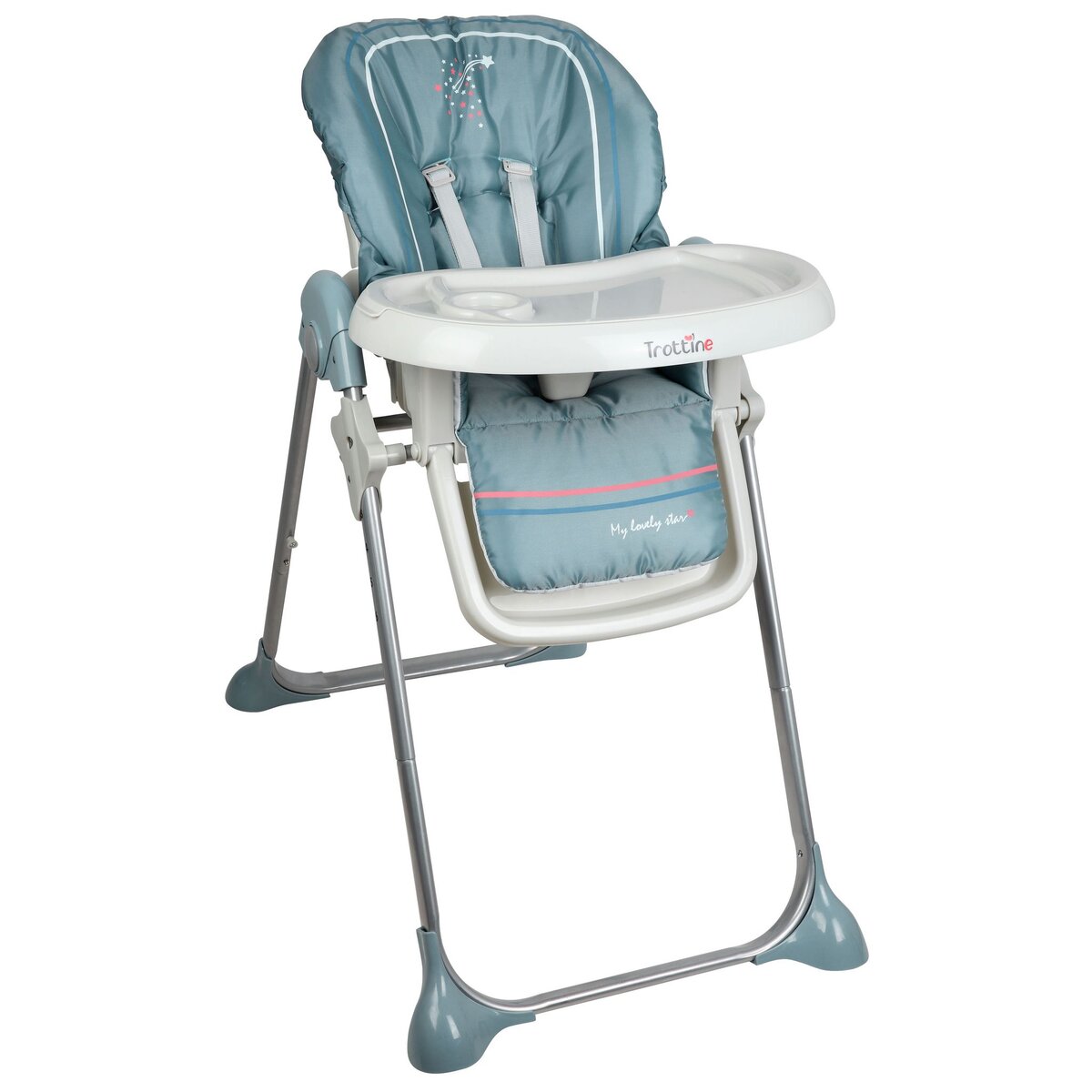 TROTTINE Chaise haute bébé multipositions inclinable Faraday