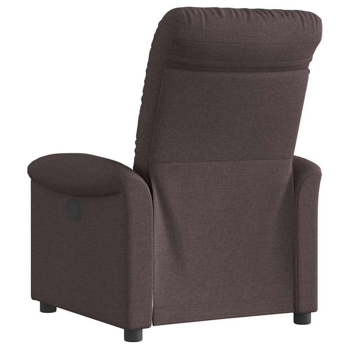 VIDAXL Fauteuil inclinable Marron fonce Tissu