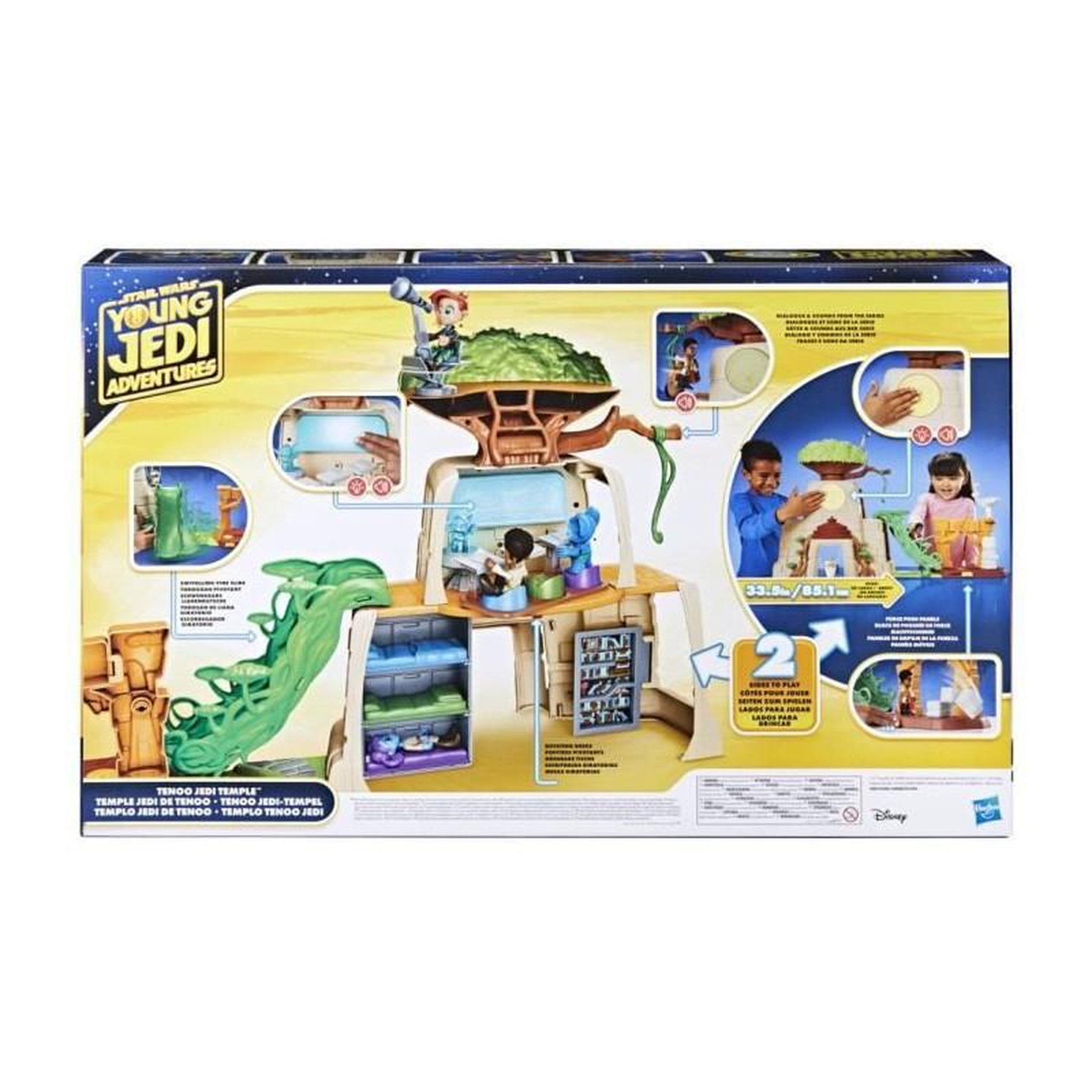 Voir la diapositive 4 : HASBRO Star Wars Young Jedi, Temple électronique et figurines