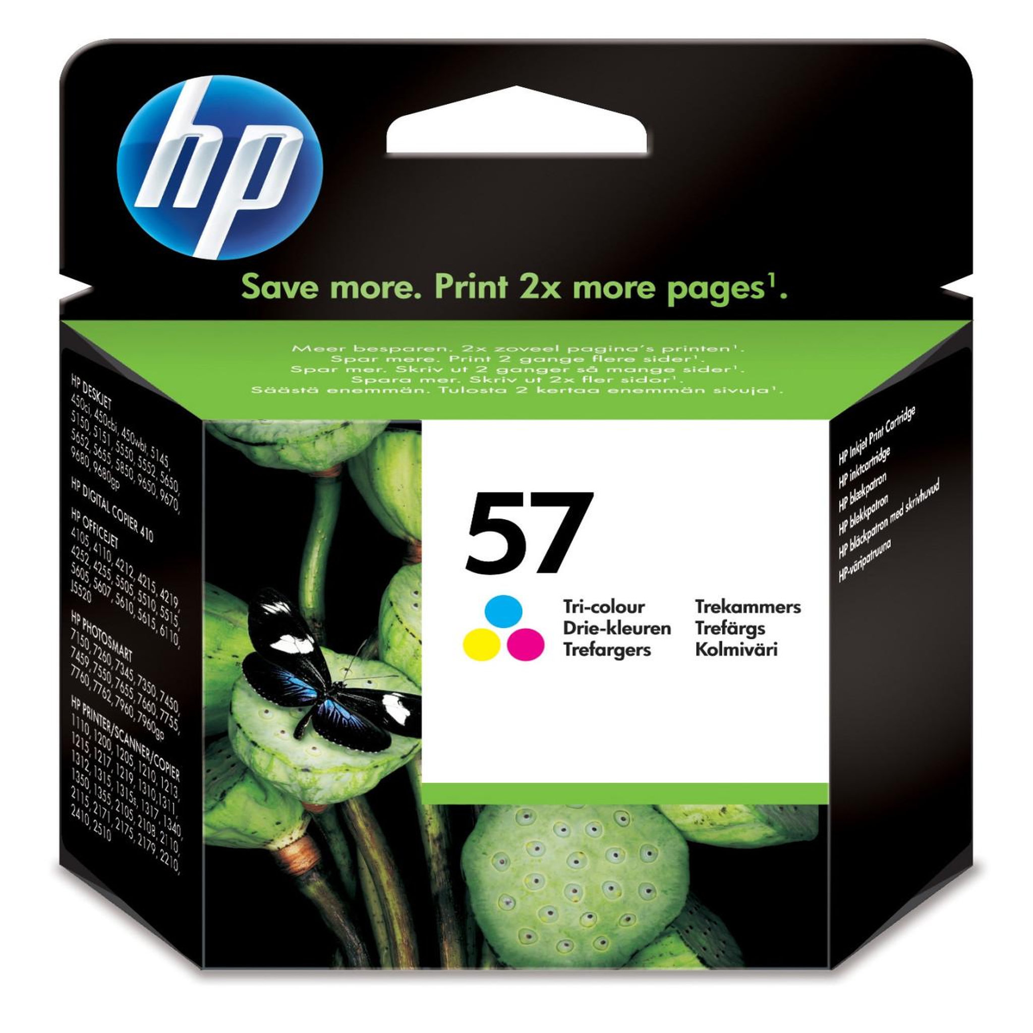 Voir la diapositive 2 : HP HP 57 cartouche dencre trois couleurs authentique pour HP PSC 1217/1311/1355 C6657AE