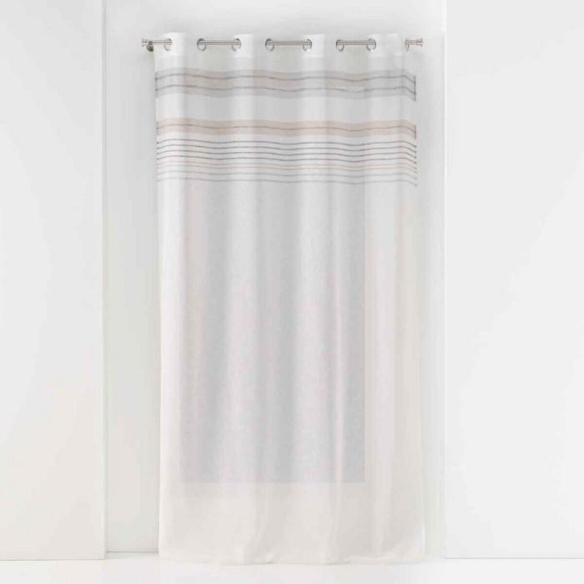 Paris Prix Rideau Voilage à Œillets  Zola  140x240cm Blanc