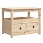 Voir la diapositive 2 : VIDAXL Table basse 71x49x55 cm Bois massif de pin
