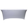 Voir la diapositive 1 :  Housse nappe pour table pliante 180cm Werkapro Blanche