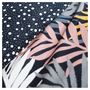 Voir la diapositive 3 : TODAY Parure housse de couette coton 57fils motif tropical LOU