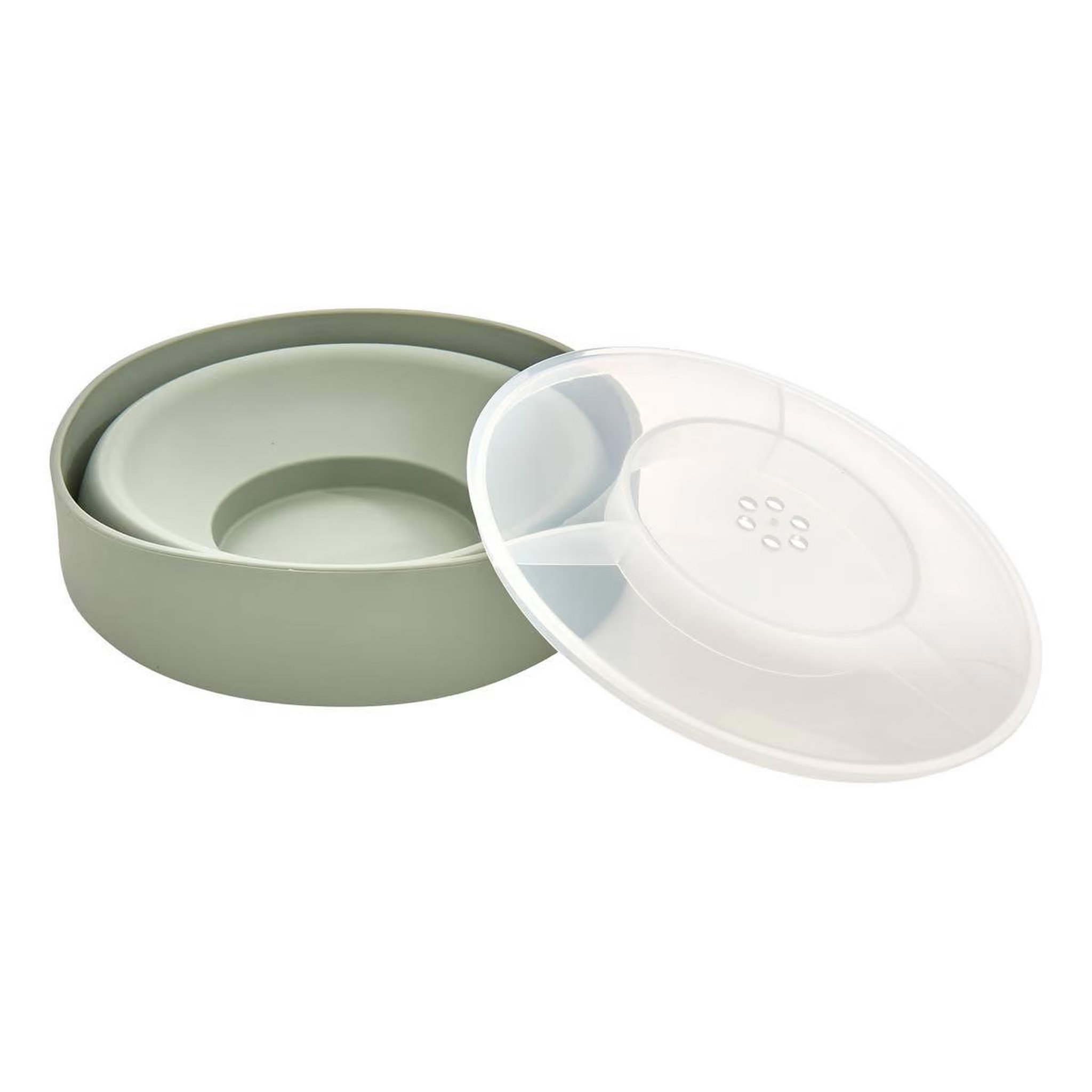 Voir la diapositive 2 : FIVE Bol pop-corn en silicone  essentiels  19cm vert