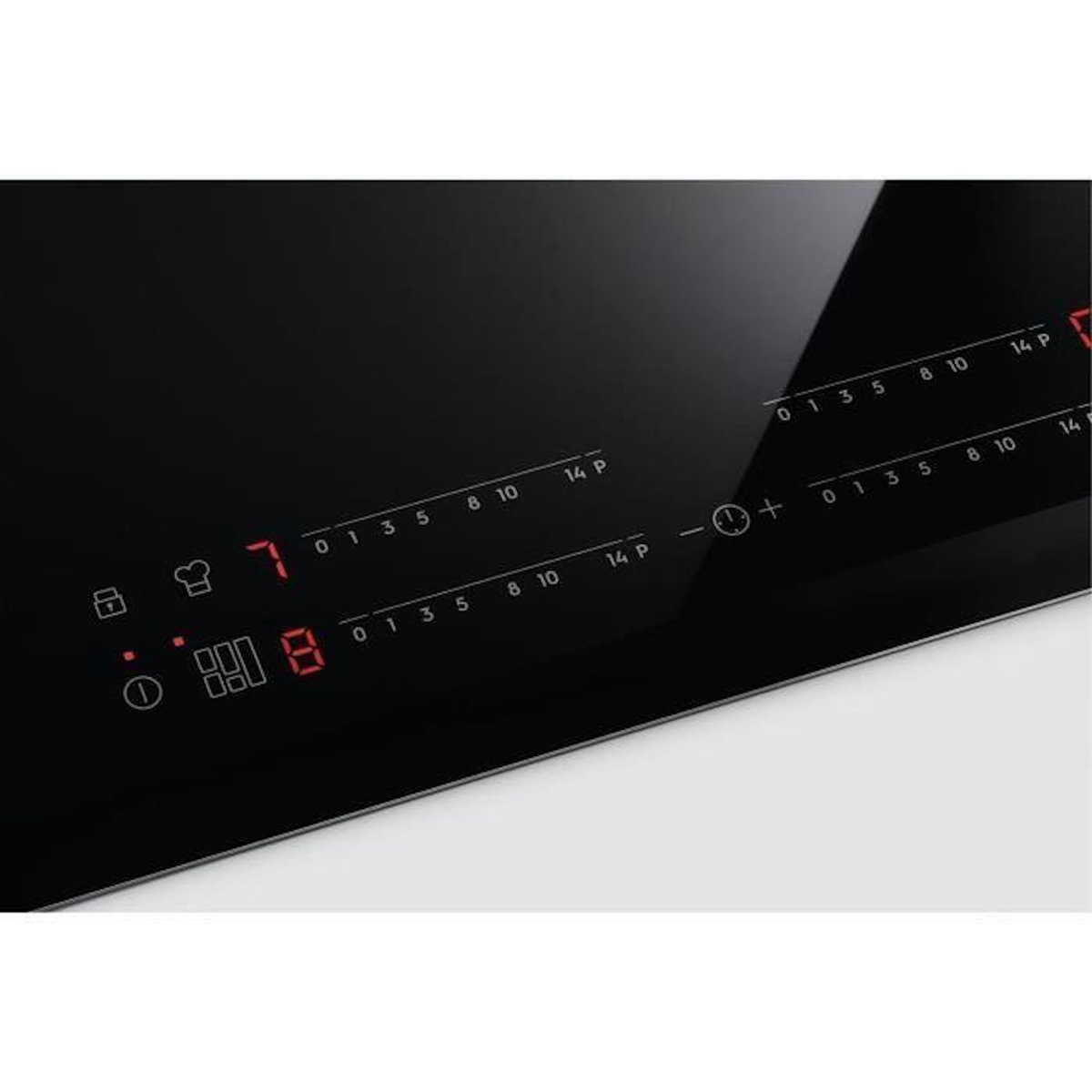 ELECTROLUX Table de cuisson induction 71cm 4 feux 7350w noir - eiv734