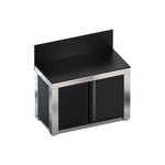 Eno Chariot Plancha Felix Inox/acier 2 portes comaptible planchas ENO